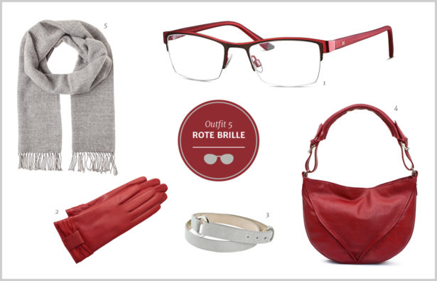 Brillen-Knigge / Farb-Knigge – Rote Brille – Outfit 5