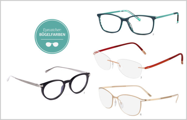 Eyecatcher Brillenbügel – raffinierte Designs und interessante Farbkombinationen