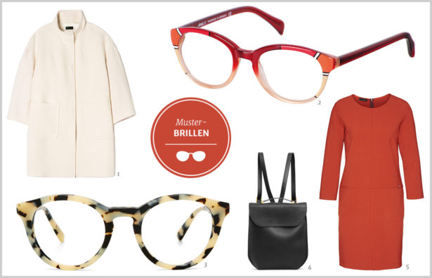 Extravagante Brillen Muster-Brillen-Look