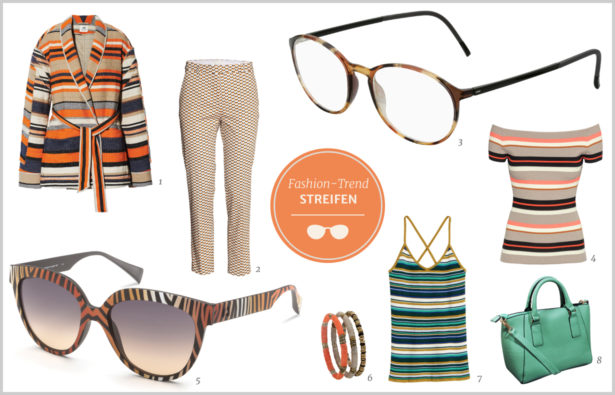 Brillen-Trends Frühjahr 2016 Streifen