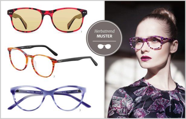 Brillen mit Muster Herbsttrend 2017/18