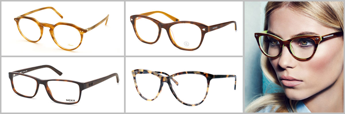 Hornbrillen verschiedene Brillenformen
