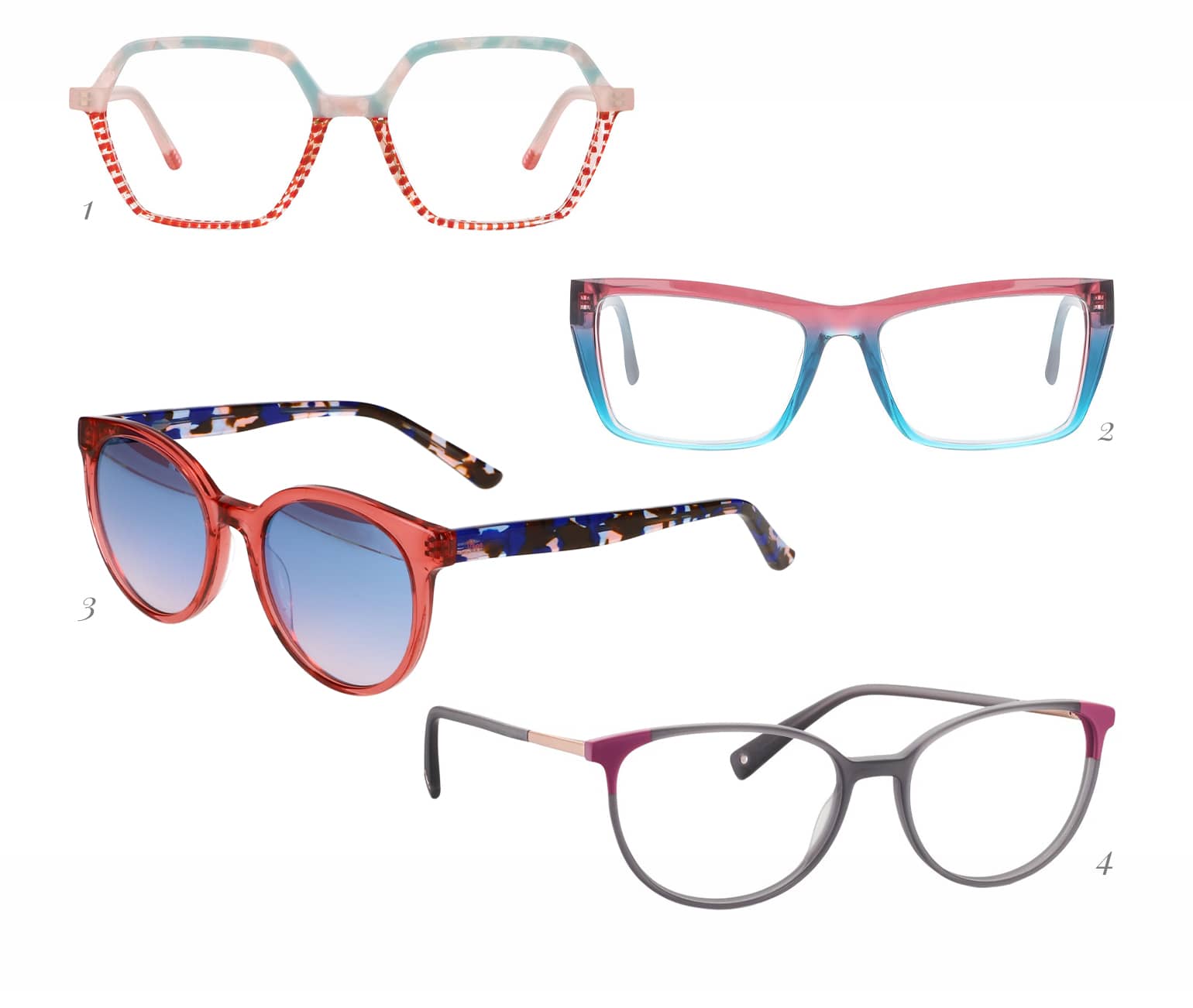 Viva Magenta – Brillen mit tollen Mustern