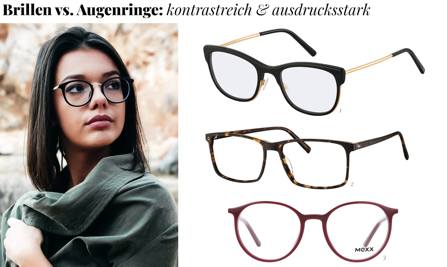 Brille Falten Augenringe