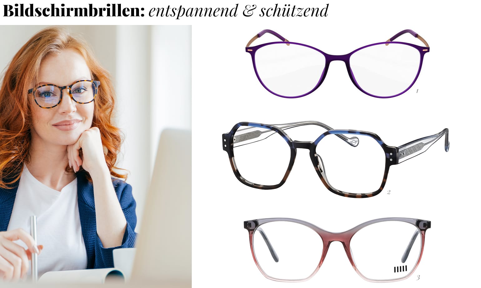 Bildschirmbrille