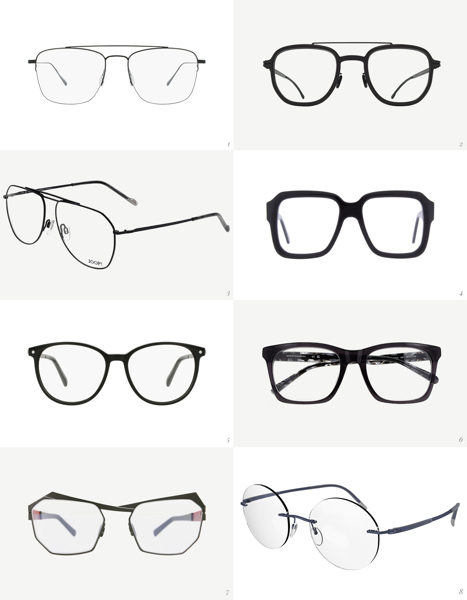 Trend 2: Brillen für Charakterköpfe