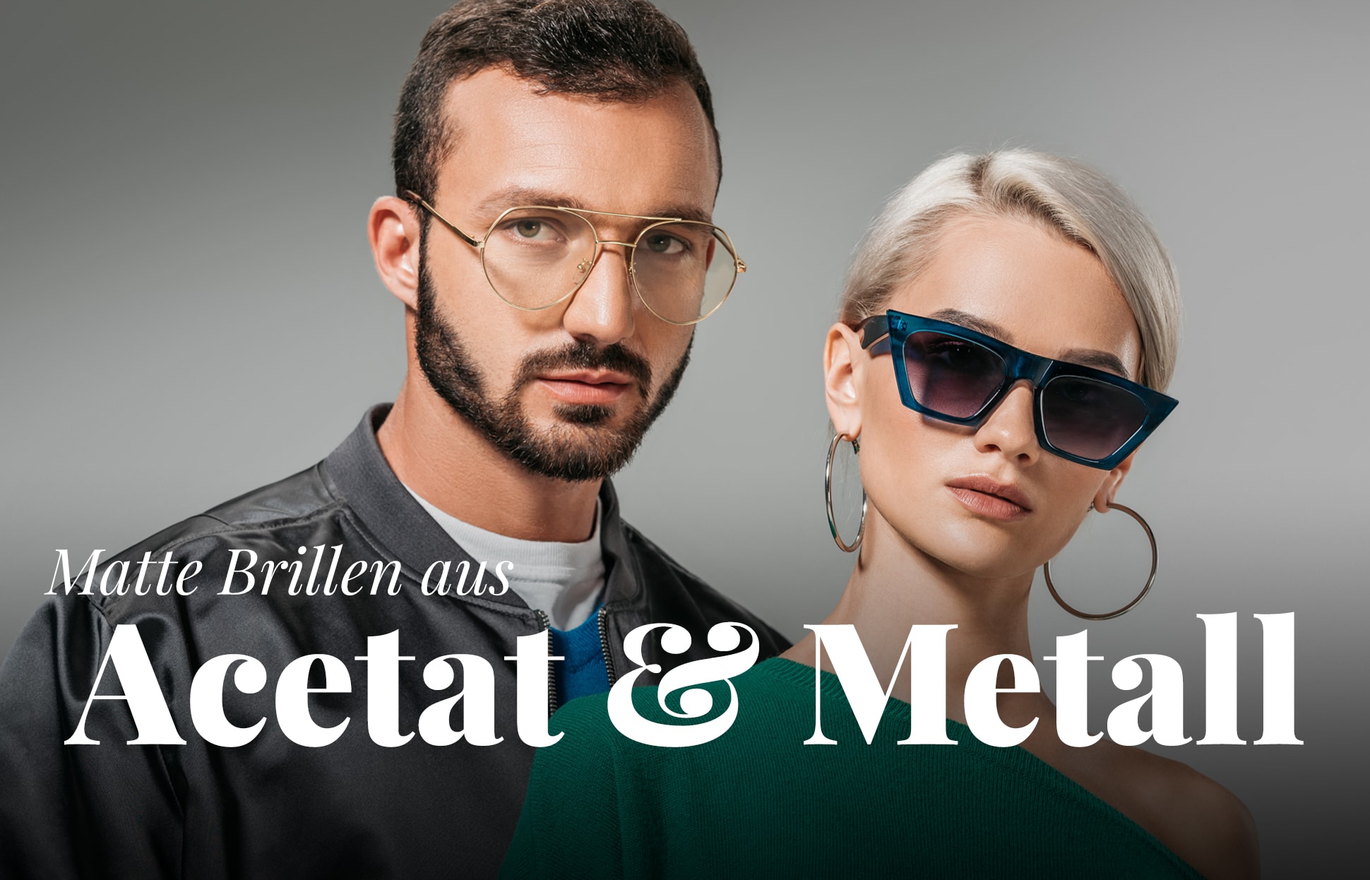 Die neue Eleganz: Matte aus Acetat und Metall veredeln Frühling - Brillenstyling