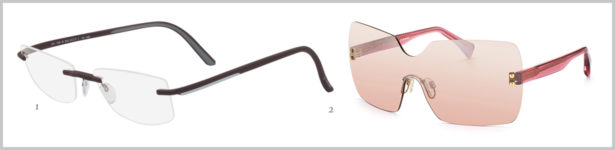 rahmenlose Brille